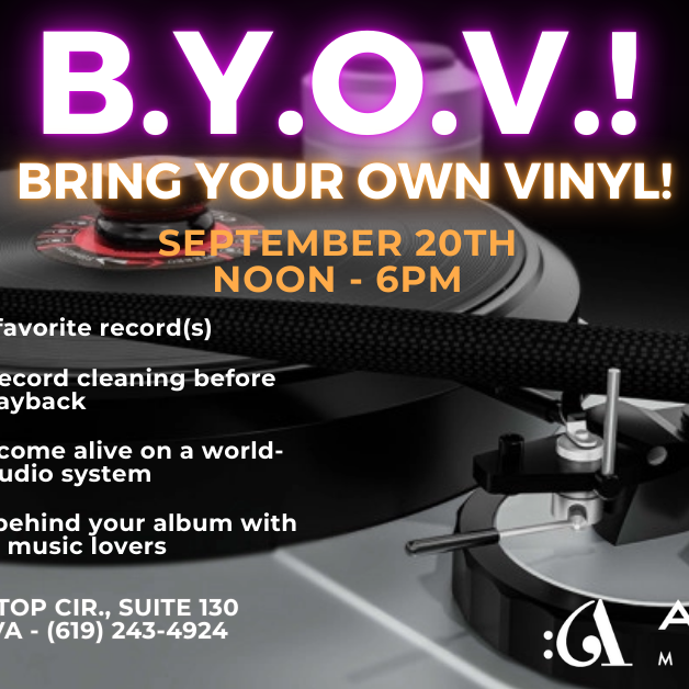 Join us for BYOV: Bring Your Own Vinyl!