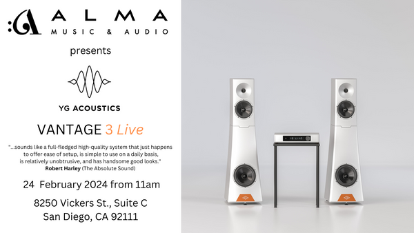 First store event of 2024, and it's in San Diego with YG Acoustics!
