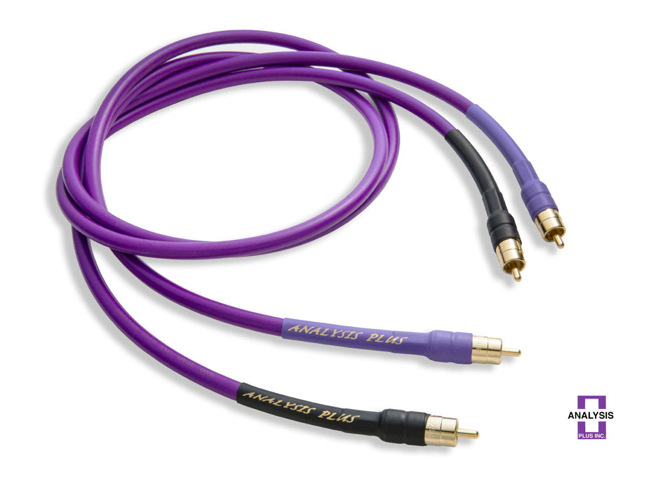 Analysis Plus Oval One RCA Interconnect Cable - Alma Music and Audio - Alma Music and Audio -