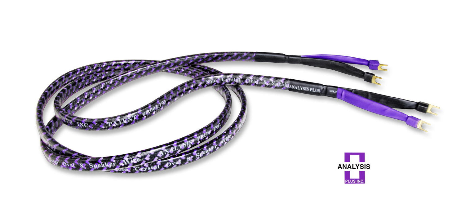 Analysis Plus Solo Crystal Oval 8 Speaker Cable - Alma Music and Audio - Alma Music and Audio -