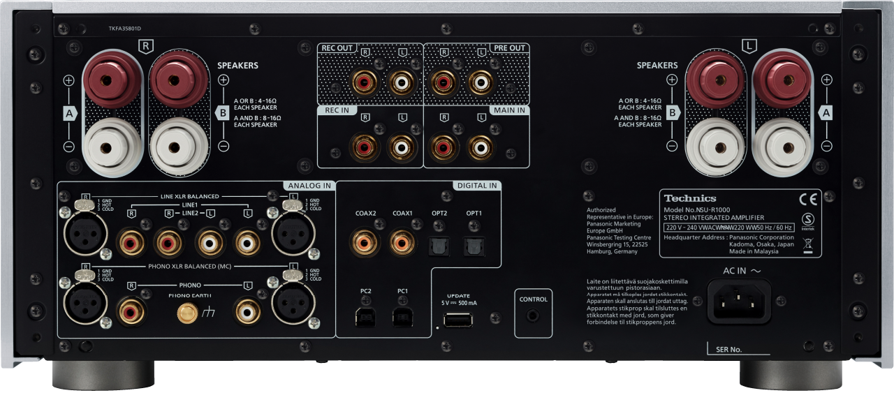 Technics SU-R1000 Reference Integrated Amplifier - Alma Music and Audio - Alma Music and Audio -