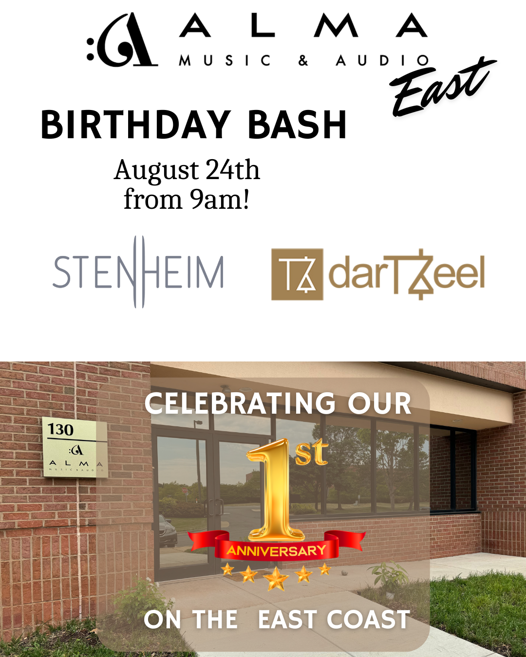 Birthday Bash - One Year Anniversary of Alma East!