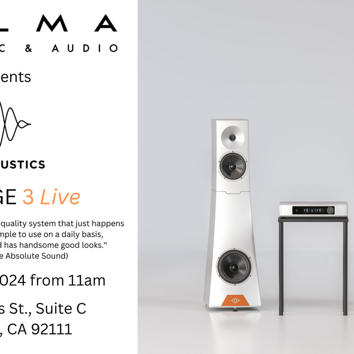 First store event of 2024, and it's in San Diego with YG Acoustics!