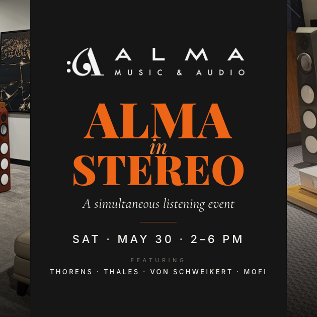Alma in Stereo — Saturday, May 30