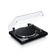 Yamaha MusicCast VINYL 500, black finish, platter and tonearm detail