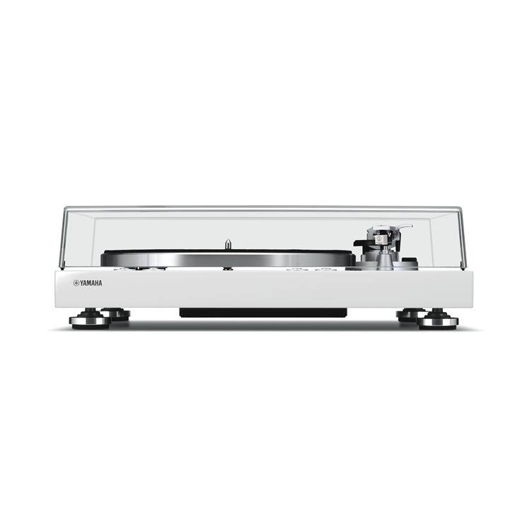 Yamaha MusicCast VINYL 500, white finish, front view