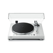 Yamaha MusicCast VINYL 500, white finish, three-quarter front view