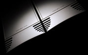 Trilogy 995R Mono Power Amplifier, angled top nameplate