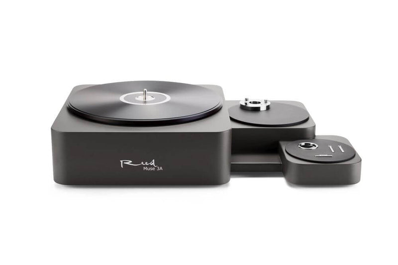 Reed Muse 3A turntable in Black — front view