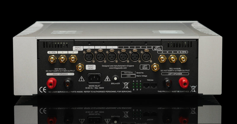 Trilogy 925 Integrated Amplifier, rear panel
