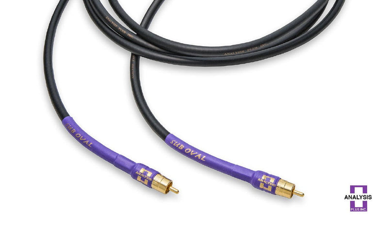 Analysis Plus Sub Oval RCA Subwoofer interconnect - Alma Music and Audio - Alma Music and Audio - 