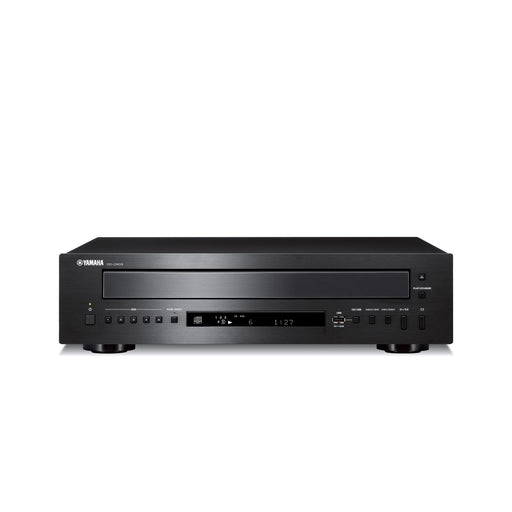 Yamaha CD-C603 5-Disc CD Changer, front view, black finish