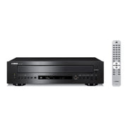 Yamaha CD-C603 5-Disc CD Changer, angled view, black finish