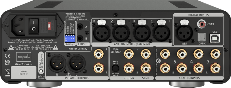 SPL Director mk2 Preamplifier with DAC