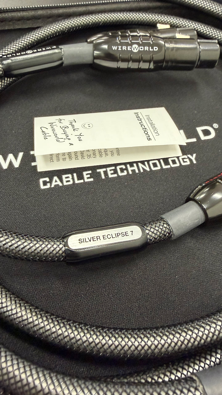 Wireworld Silver Eclipse 7 XLR Interconnects with 1m [Previously Owned]