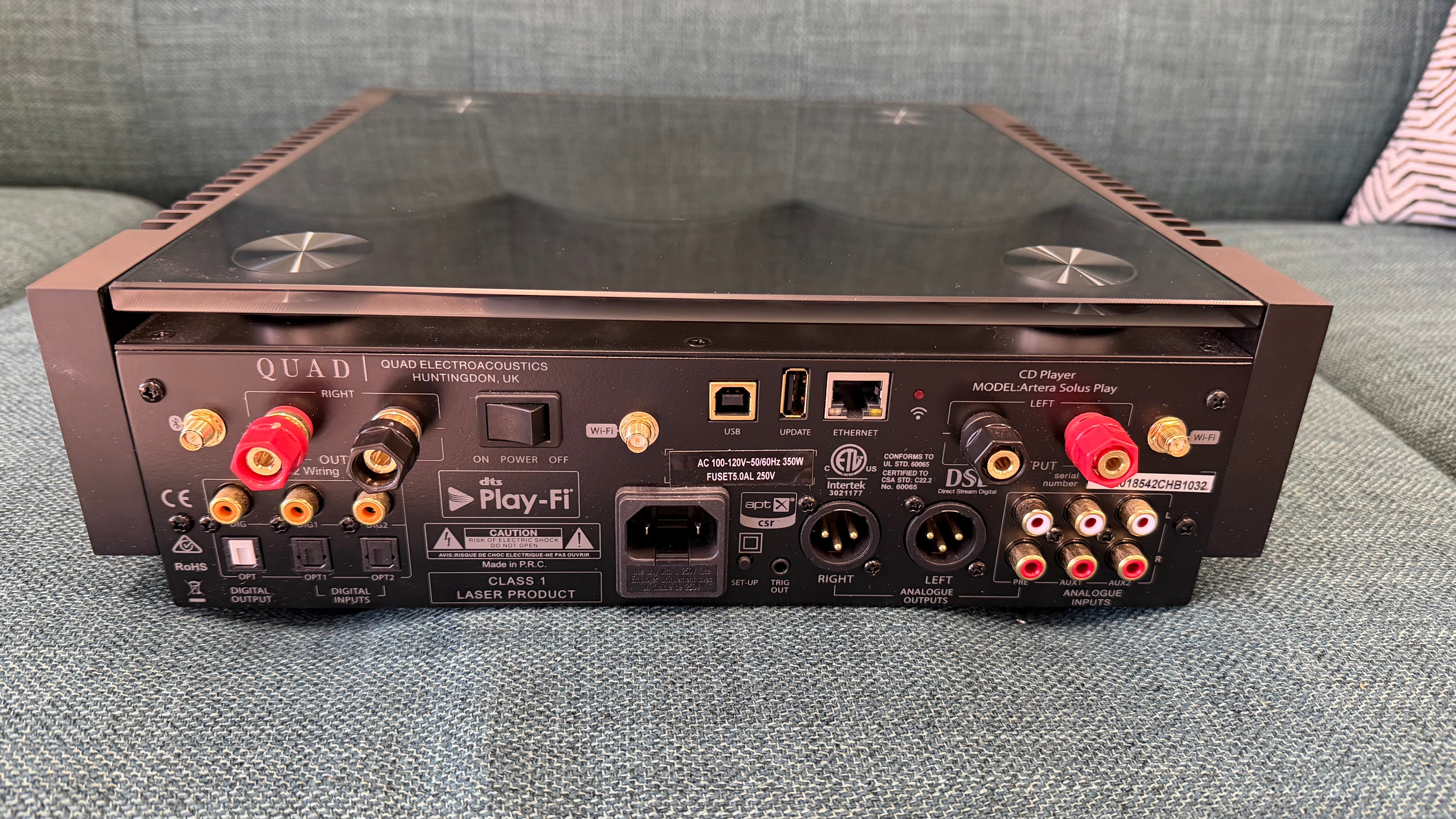 QUAD Artera Solus Play Integrated Amplifier with CD and DAC Used