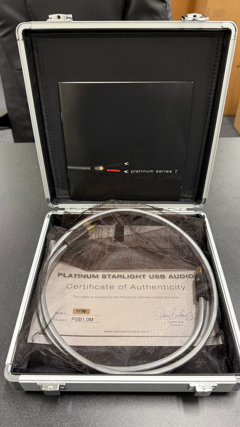 Wireworld Platinum Starlight 7 USB Cable 1.0m [Previously Owned]