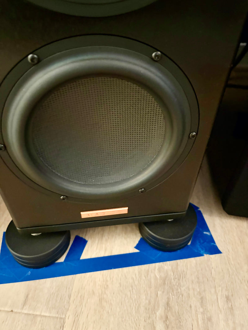 Magico A5 Speakers complete with grills and Stack Audio footers [Previously Owned]