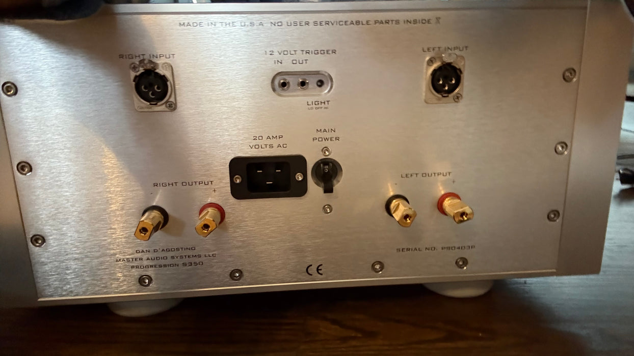 Dan D'Agostino Progression S350 Stereo Amplifier [Previously Owned]