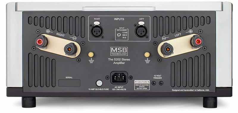 MSB S202 Stereo Amplifier - Alma Music and Audio - Alma Music and Audio - 