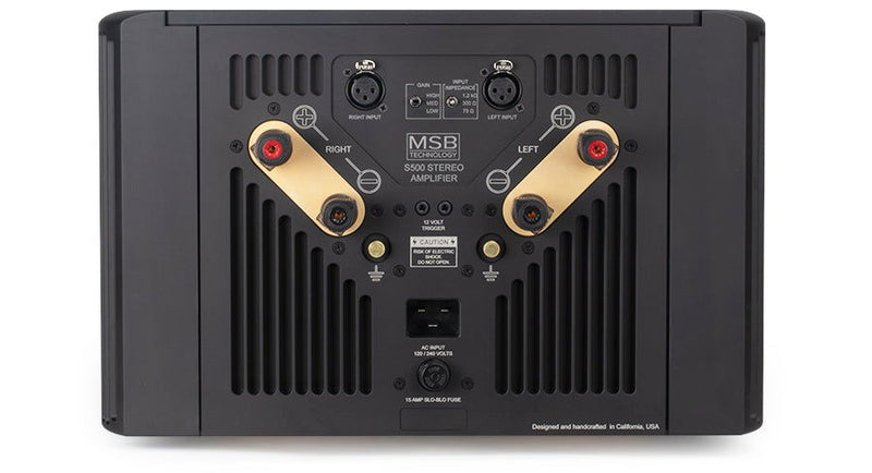 MSB S500 Stereo Power Amplifier - Alma Music and Audio - Alma Music and Audio - 