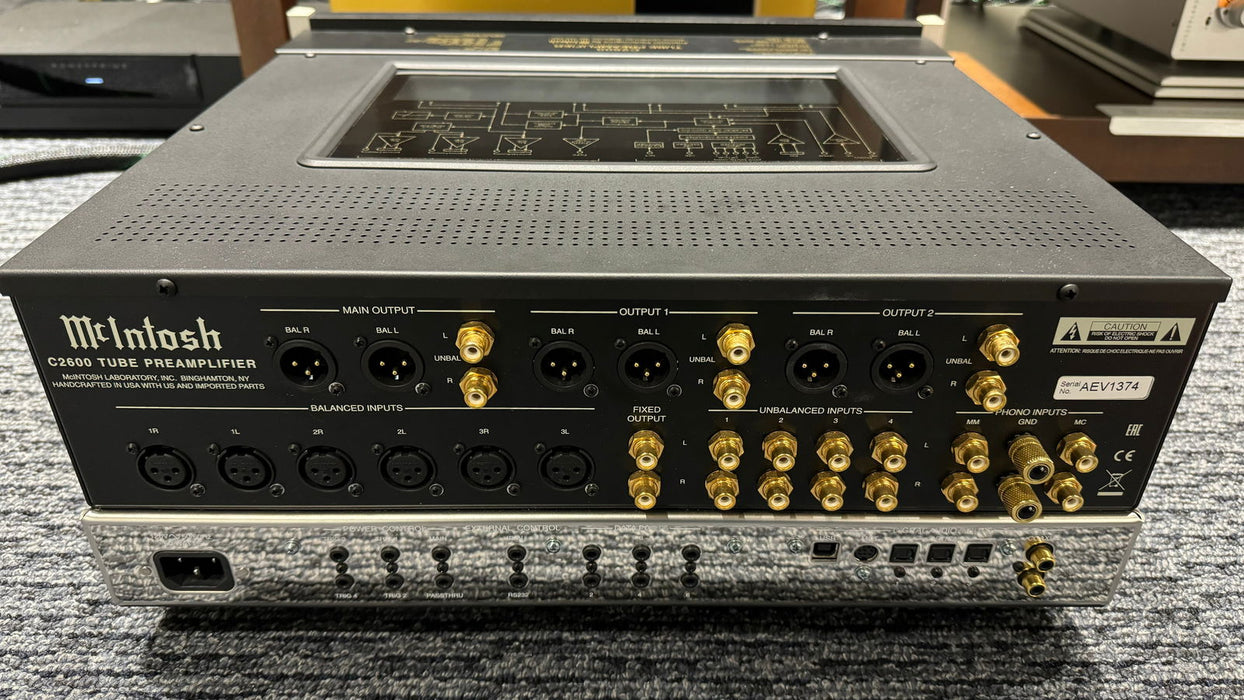 McIntosh C2600 Tube Preamplifier [Previously Owned] - Alma Music and Audio - Alma Music and Audio - 
