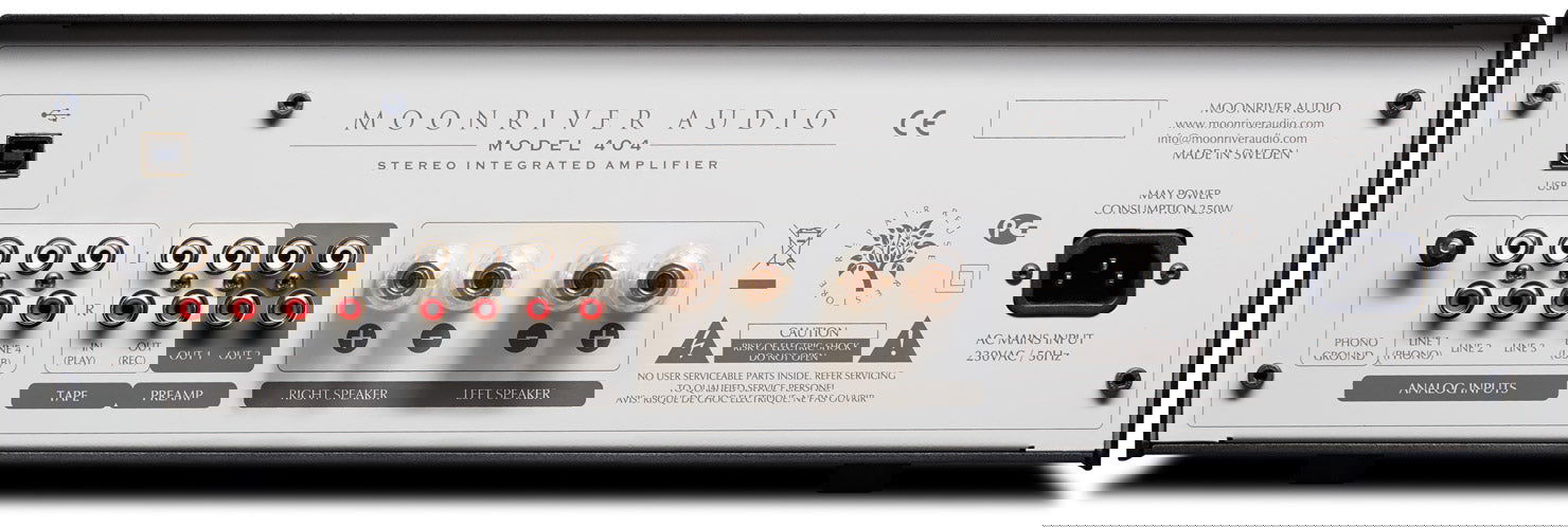 Moonriver 404 Integrated Amplifier - Alma Music and Audio - Alma Music and Audio - 