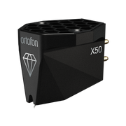 Ortofon MC X50 moving-coil cartridge — left tilt top view