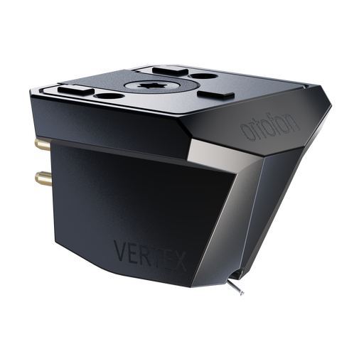Ortofon MC Vertex — right tilt top view showing solid diamond cantilever