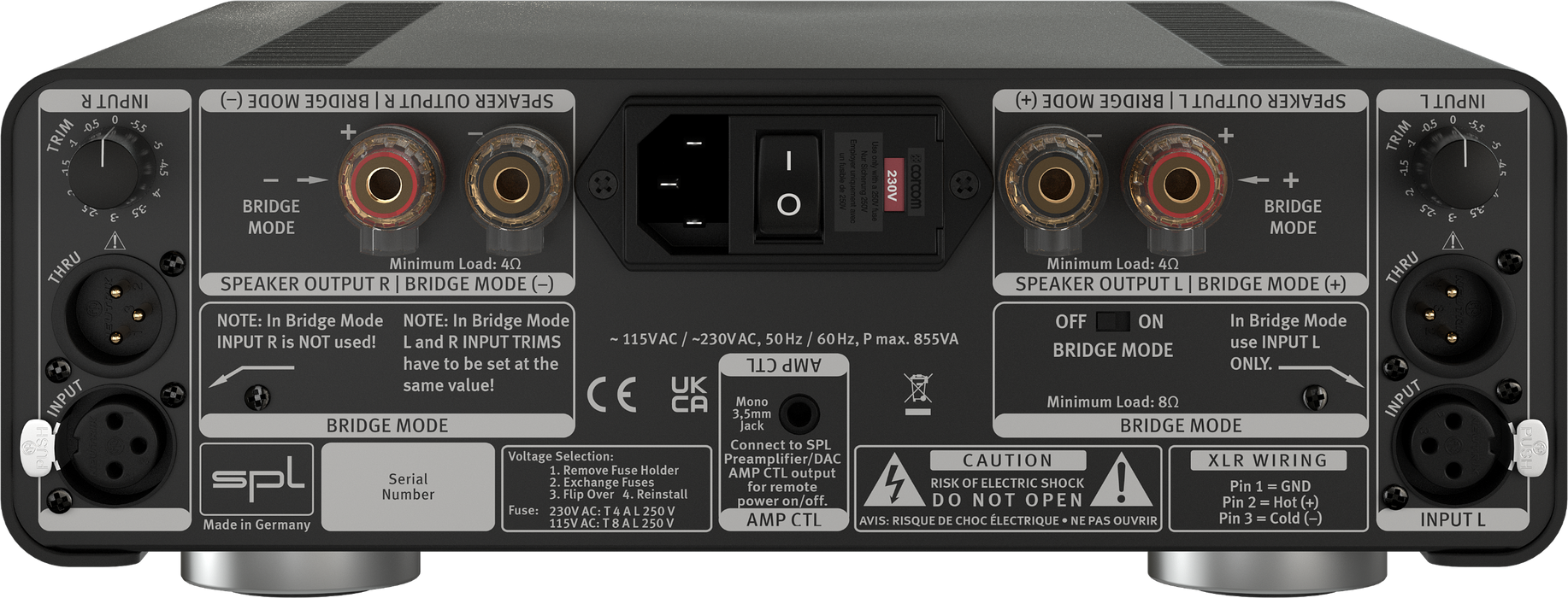 SPL Performer s800 Stereo Power Amplifier