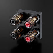 Yamaha R-N1000A gold-plated speaker terminals