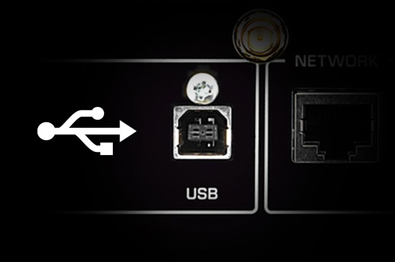 Yamaha R-N1000A USB DAC input for computer audio