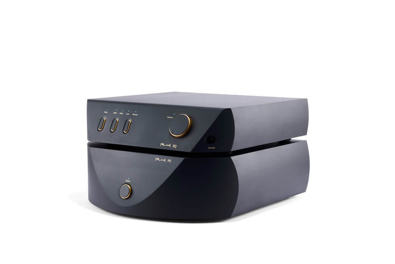 Reed EQ phono equalizer in Black finish — front