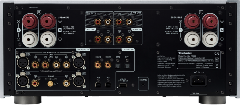 Technics SU-R1000 Reference Integrated Amplifier - Alma Music and Audio - Alma Music and Audio - 