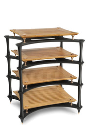 Quadraspire X-Reference HiFi rack — natural bamboo X-shelf