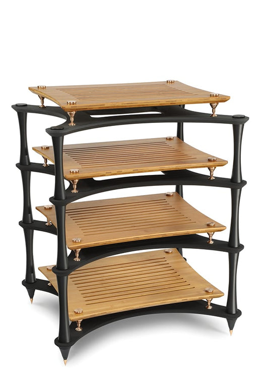 Quadraspire X-Reference HiFi rack — natural bamboo X-shelf
