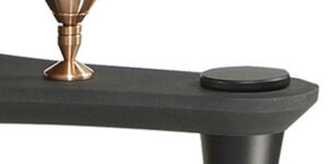Quadraspire X-Reference natural bamboo shelf detail
