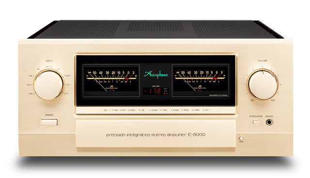 Accuphase E-6000 Integrated Amplifier, front panel