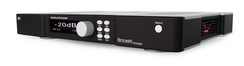 Bricasti M1 Classic DAC, angled front view