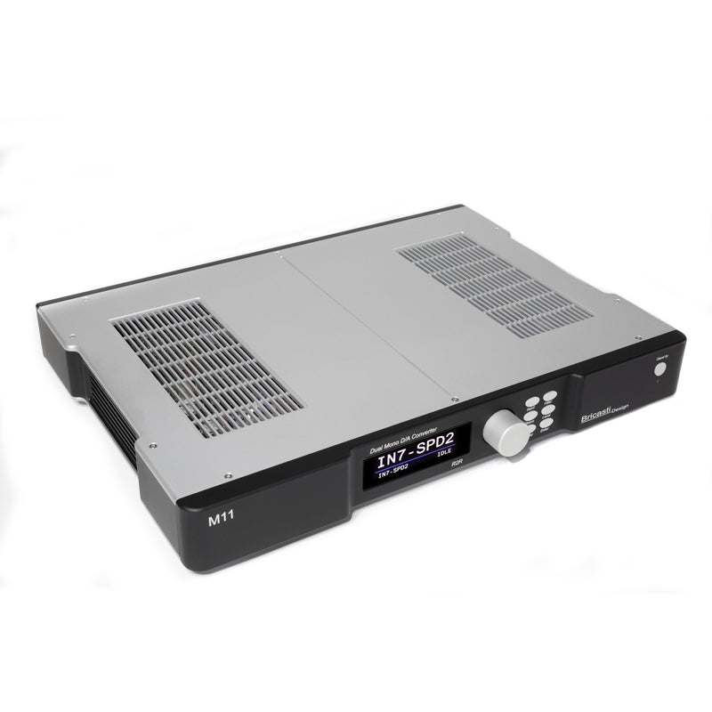 Bricasti M11 Classic R-2R DAC, top and side view