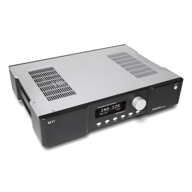 Bricasti M11 Series II R-2R DAC, top and side view