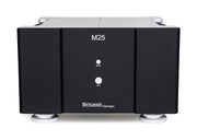 Bricasti M25 Stereo Power Amplifier, Classic Black finish, front view
