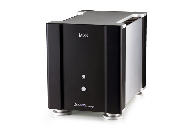 Bricasti M28 Monoblock Amplifier, angled view