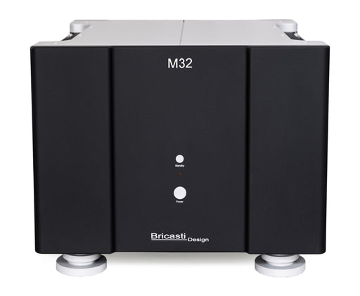 Bricasti M32 Monoblock Amplifier, Classic Black finish, front view