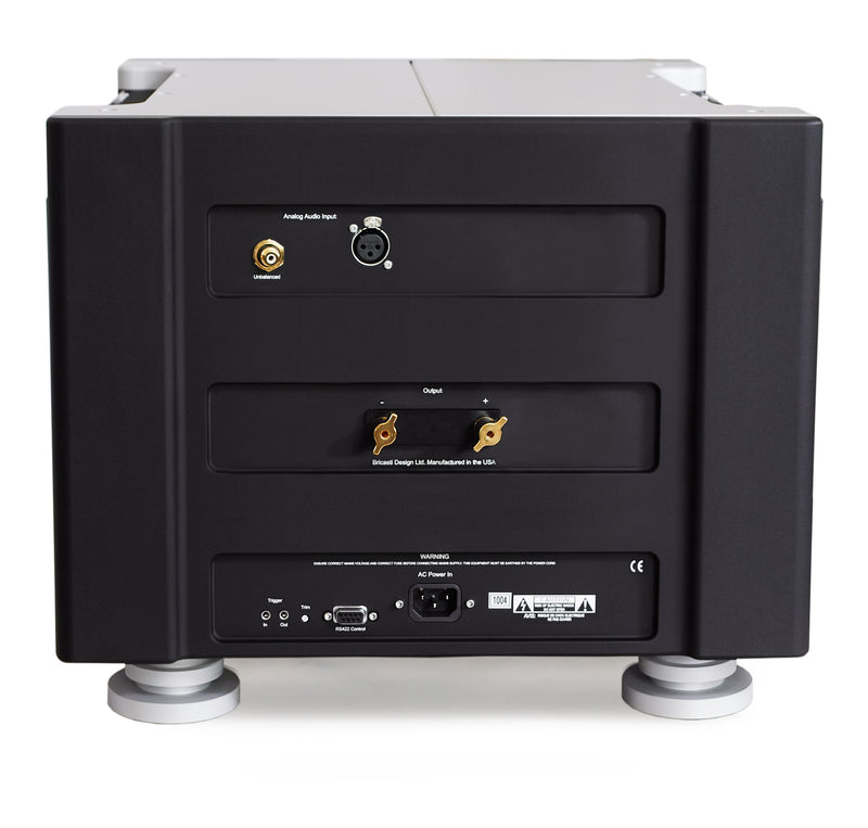 Bricasti M32 Monoblock Amplifier, Classic Black finish, rear panel