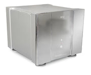 Bricasti M32 Monoblock Amplifier, Platinum finish, angled view