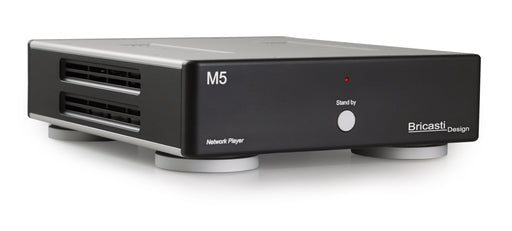 Bricasti M5 Network Player, angled front view