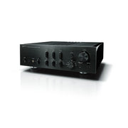 Yamaha C-5000 preamplifier three-quarter angle view, Black/Piano Black
