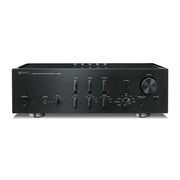 Yamaha C-5000 preamplifier front view, Black/Piano Black finish