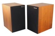 Falcon Acoustics F50 pair in European Walnut with grilles fitted